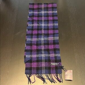 Ballantrae Edinburgh 100% Lambswool Tartan Scarf NWT